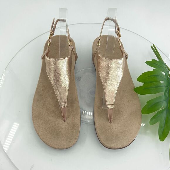 Vionic Gold Women's Sandals - Picture 3 of 14